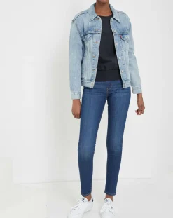 Jean 721 Hi Rise Skinny bleu