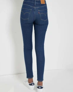 Jean 721 Hi Rise Skinny bleu