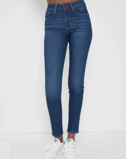 Jean 721 Hi Rise Skinny bleu