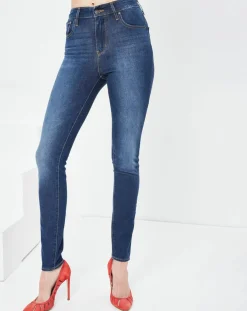 Jean 721 High Skinny Up For Grabs bleu
