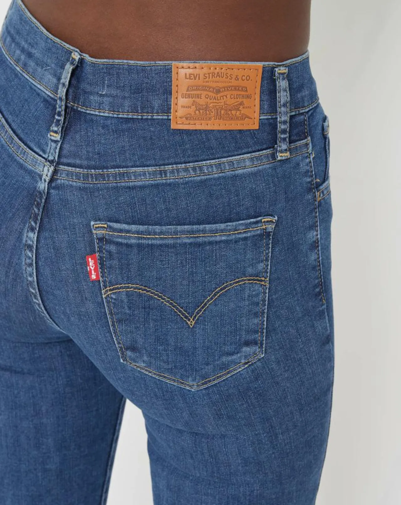 Jean 720 High Super Skinny bleu