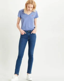 Jean 712 Slim Bogota Heat bleu