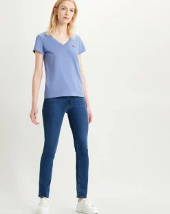 Jean 712 Slim Bogota Heat bleu