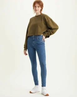 Jean 720 super Skinny taille haute bleu foncé