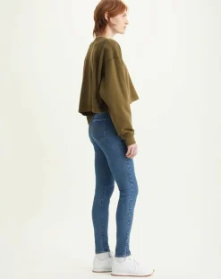 Jean 720 super Skinny taille haute bleu foncé