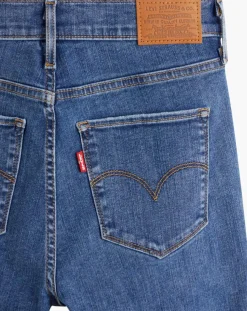 Jean 720 super Skinny taille haute bleu foncé