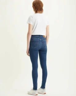 Jean 721 taille haute Skinny bleu foncé
