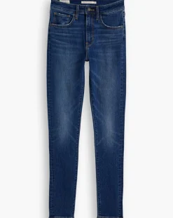 Jean 721 taille haute Skinny bleu foncé