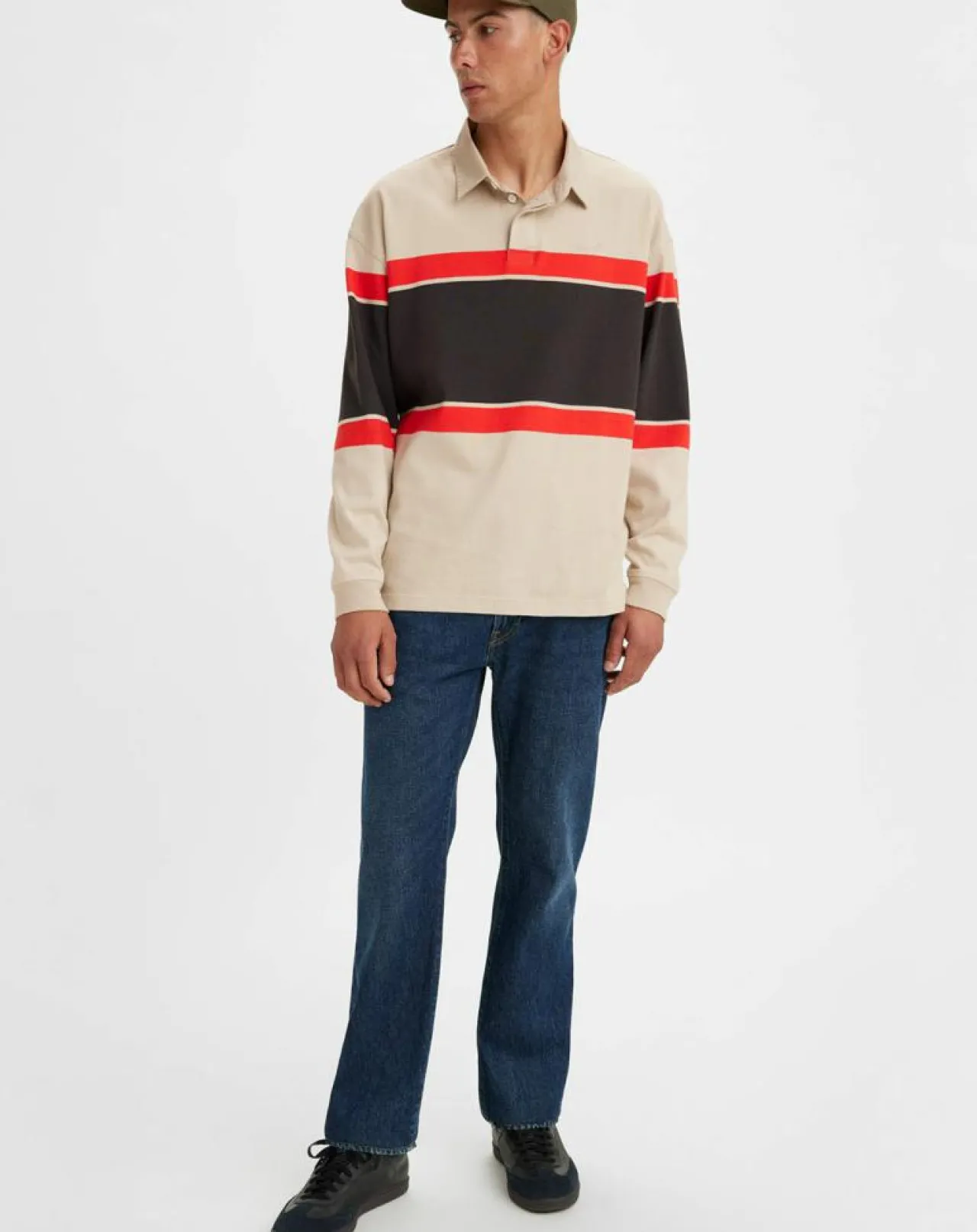 Jean 551™ Z en Coton & Chanvre Authentic Straight bleu foncé