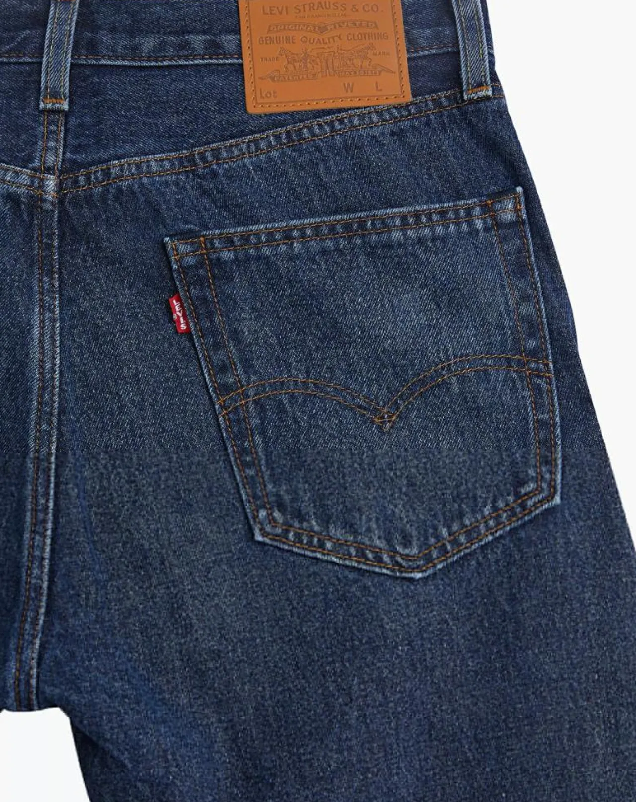 Jean 551™ Z en Coton & Chanvre Authentic Straight bleu foncé