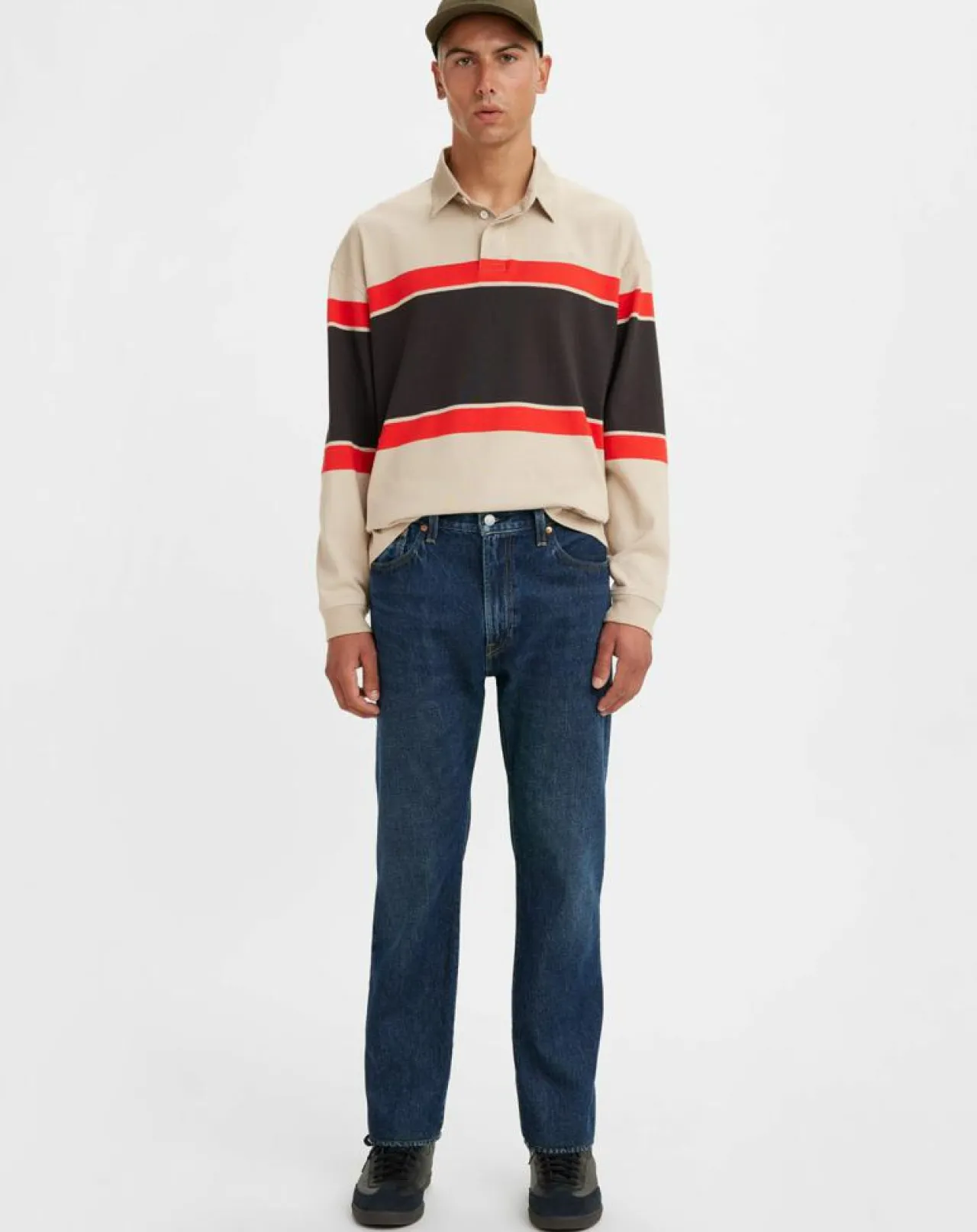 Jean 551™ Z en Coton & Chanvre Authentic Straight bleu foncé