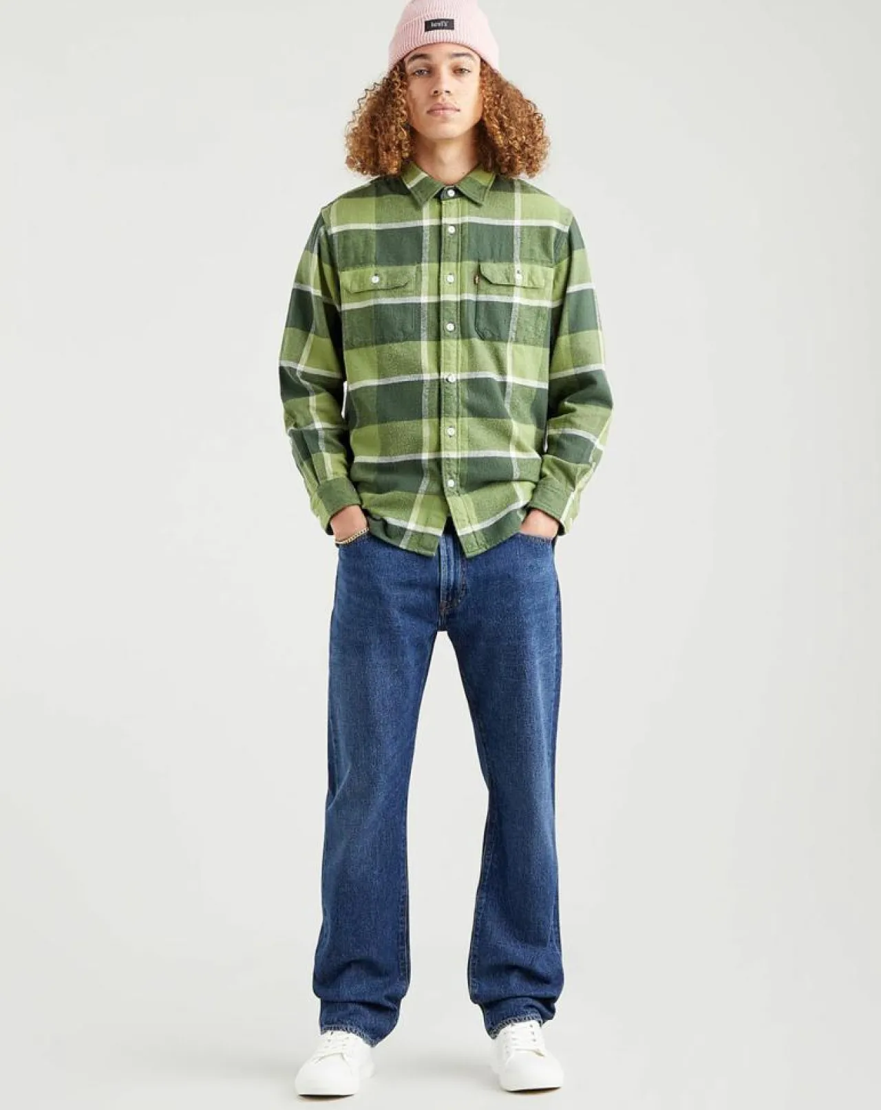 Jean 551™ Z en Coton & Chanvre Authentic Straight bleu foncé