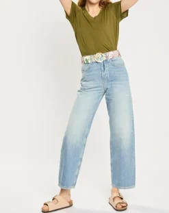 Jean ample bleu moyen