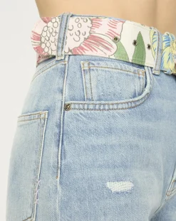 Jean ample bleu moyen