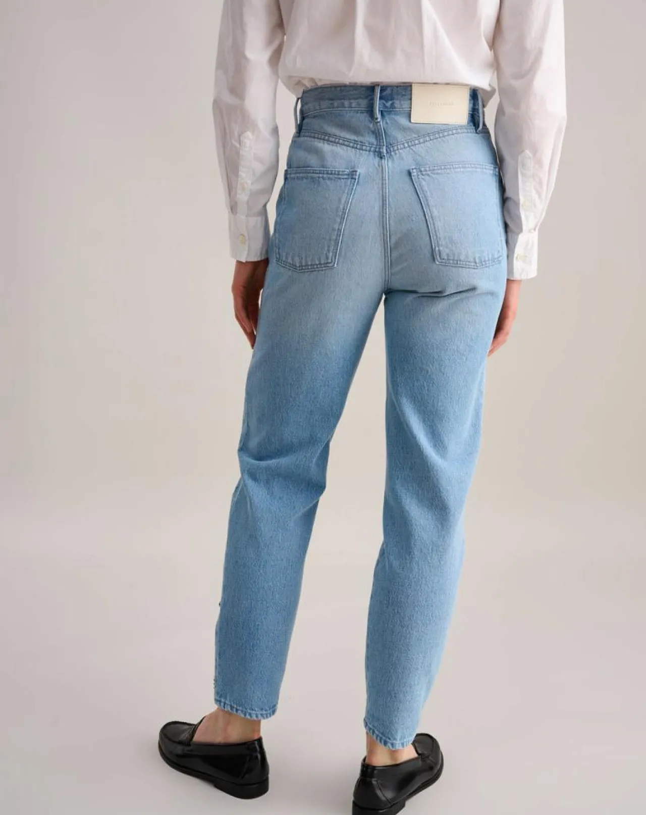 Jean casual 100% Coton Bio Perkins bleu vintage