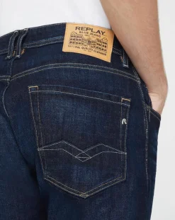 Jean droit 100% Coton Bio Pure Denim Rocco bleu foncé