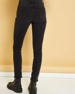 Jean droit Chiara noir vintage