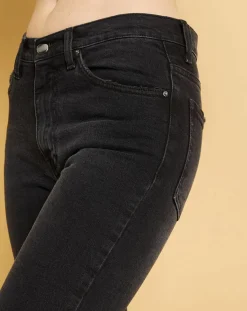 Jean droit Chiara noir vintage