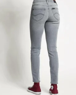 Jean droit Elly Hr gris