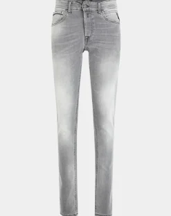 Jean droit en Coton Bio 573 Grover gris moyen