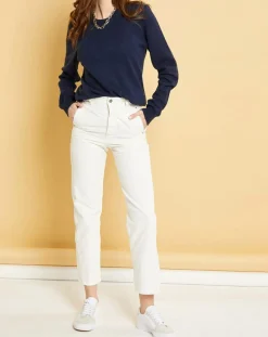 Jean droit Natural Marta écru