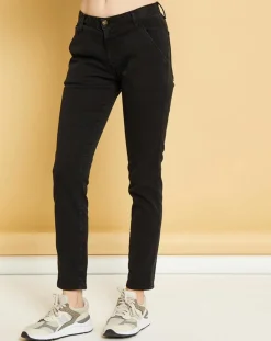 Jean droit Natural Mels black stone