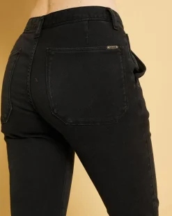 Jean droit Natural Mels black stone