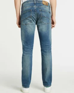 Jean droit Worn Comfor bleu