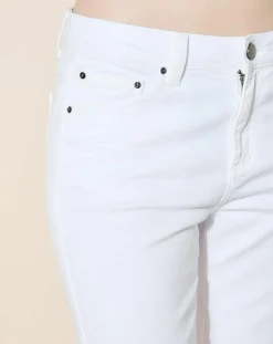 Jean en Coton Bio Lslim blanc