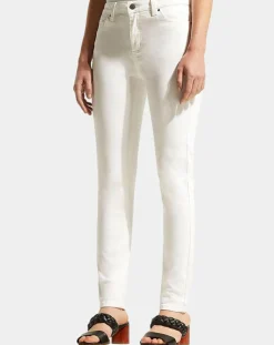 Jean en Coton Bio Lslim blanc
