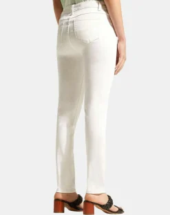 Jean en Coton Bio Lslim blanc