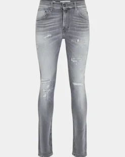 Jean en Coton Bio Replay Aged Eco gris moyen