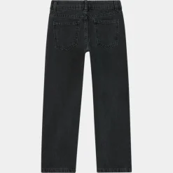 Jean en Coton bio Souris délavé noir