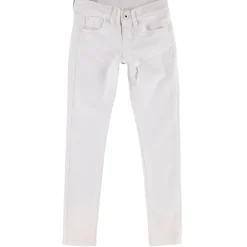 Jean en Toile de coton extensible Pixlette skinny blanc
