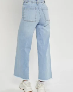 Jean Evasé Free Fall Ind bleu clair