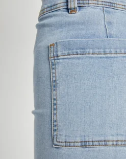 Jean Evasé Free Fall Ind bleu clair