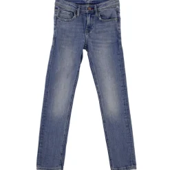 Jean flash en Toile de coton skinny bleu clair