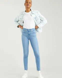 Jean high rise skinny 721 bleu