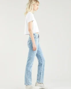 Jean high rise straight 724 Spill T bleu clair