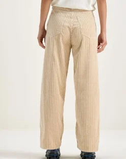 Jean large en Velours côtelé Paty shell