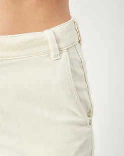 Jean large Wide en Coton mélangé collection EDC by Esprit écru