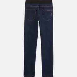 Jean leggings en Coton bio flex bleu foncé