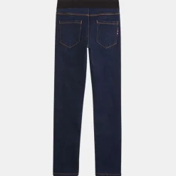 Jean leggings en Coton bio flex bleu foncé