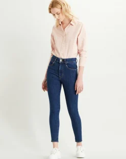 Jean Mile High Ankle bleu