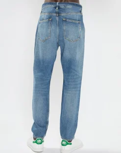Jean Regular Fit Spin Chino bleu moyen