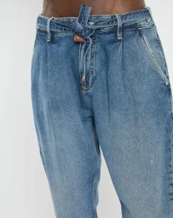 Jean Regular Fit Spin Chino bleu moyen