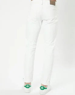 Jean Regular Fit uni blanc
