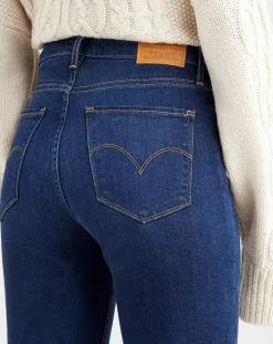 Jean righ rise straight 724 bleu