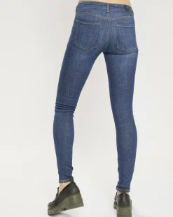 Jean Skinny Bohemienne Tr bleu foncé