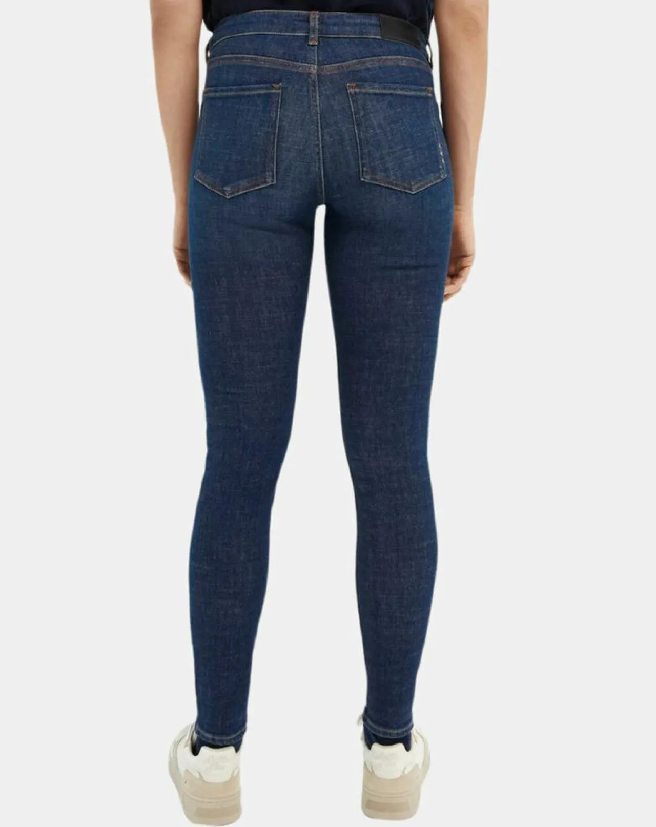 Jean Skinny Bohemienne Tr bleu foncé